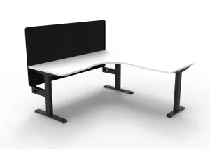 RL Boost Static Corner Desk with Eco Panel Screen thumbnail 10