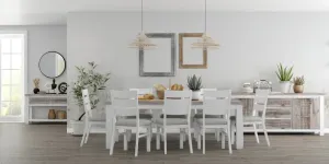 VI Homestead Solid Timber Fabric Seat Dining Chair thumbnail 4