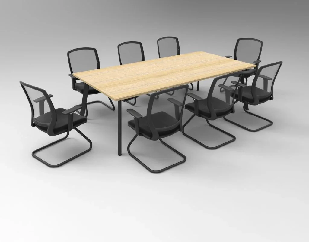 RL Eternity Metal Leg Boardroom Table