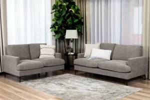 VI Bronte Fabric Upholstered 3 Seater + 2 Seater Lounge Set thumbnail 3