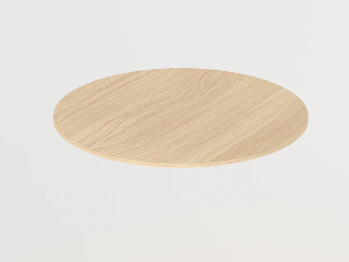 GP OMsystem Melamine Board Round Meeting Table Top