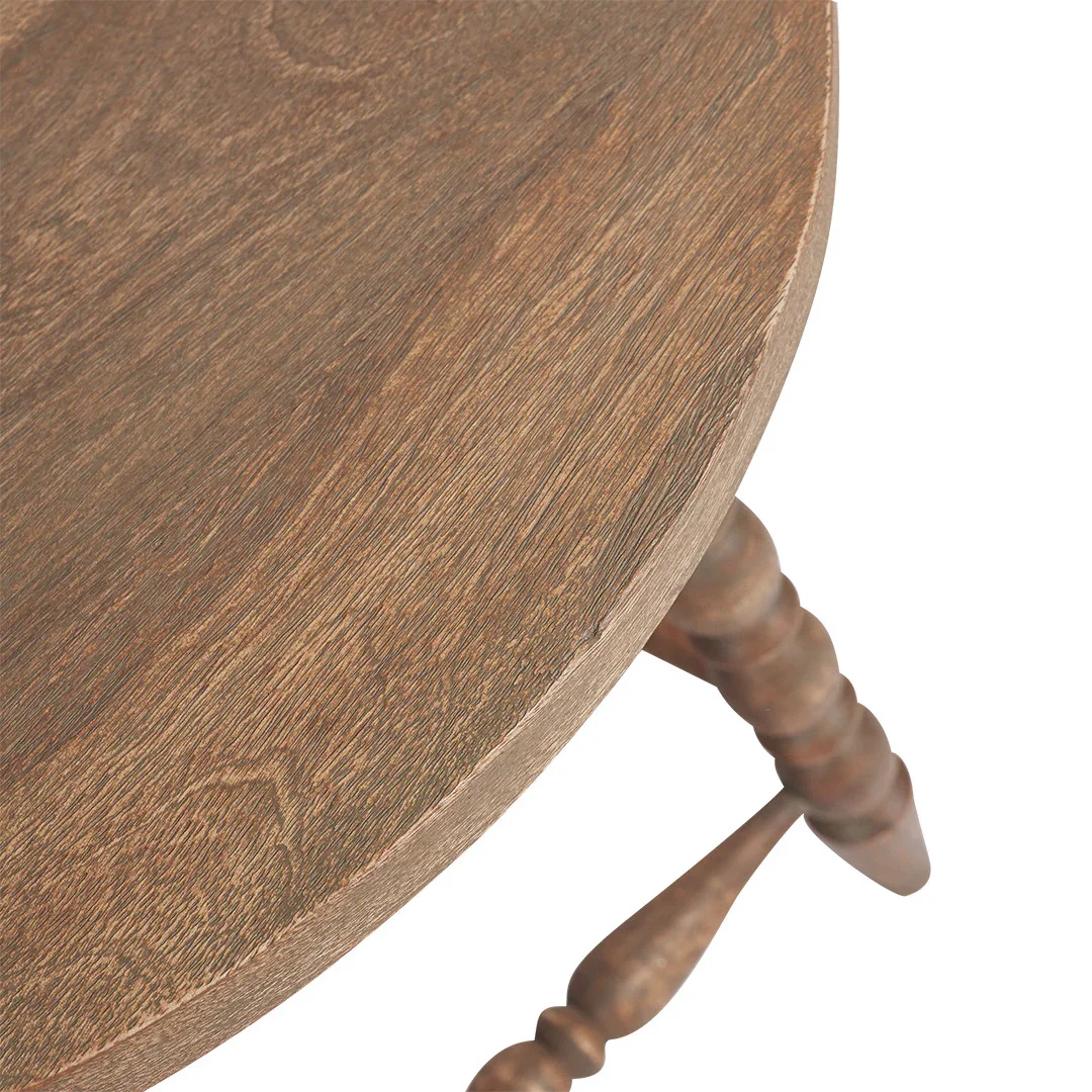 SH Nobbin Timber Round Side Table