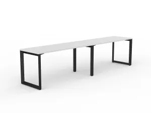 OL Anvil 2-User Workspace – White Top with Black Frame thumbnail 6