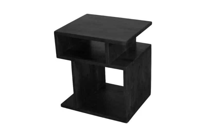 VI Cadiz Solid Timber Lamp Table