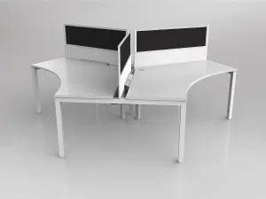 OL Axis 3 User 120° Workstation with Screen - Breathe Fabric thumbnail 19