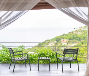 FL Paris Hospitality Outdoor Lounge Armchair thumbnail 4