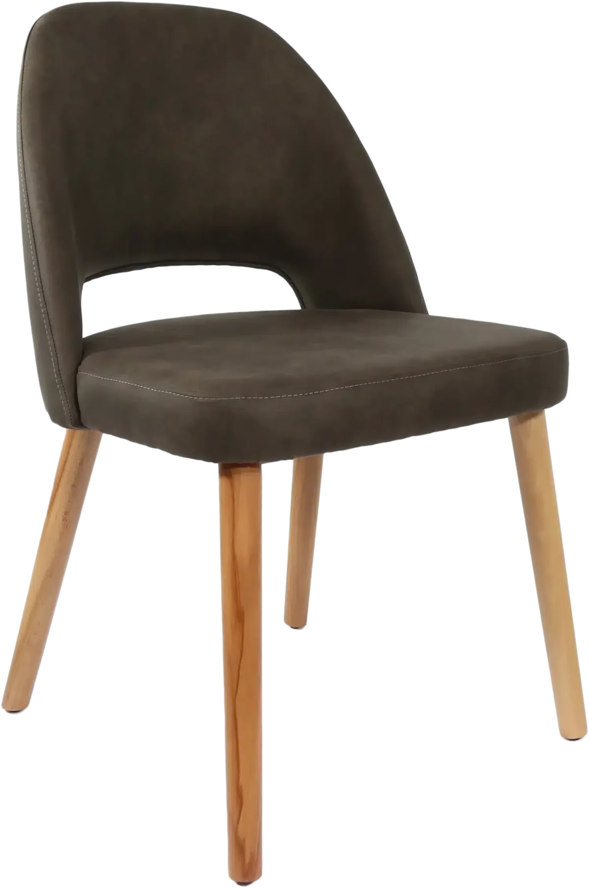 FL Semifreddo Premium Vinyl Upholstered Timber Legs Hospitality Chair
