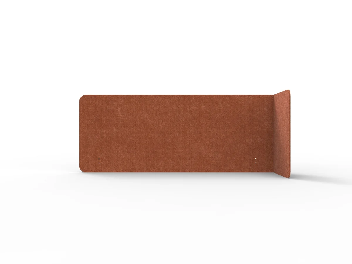RL Acouline  Quarter Right End Wrap Screen for Workstation