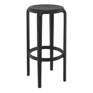FL Tom Hospitality Outdoor Stackable Bar Stool thumbnail 8
