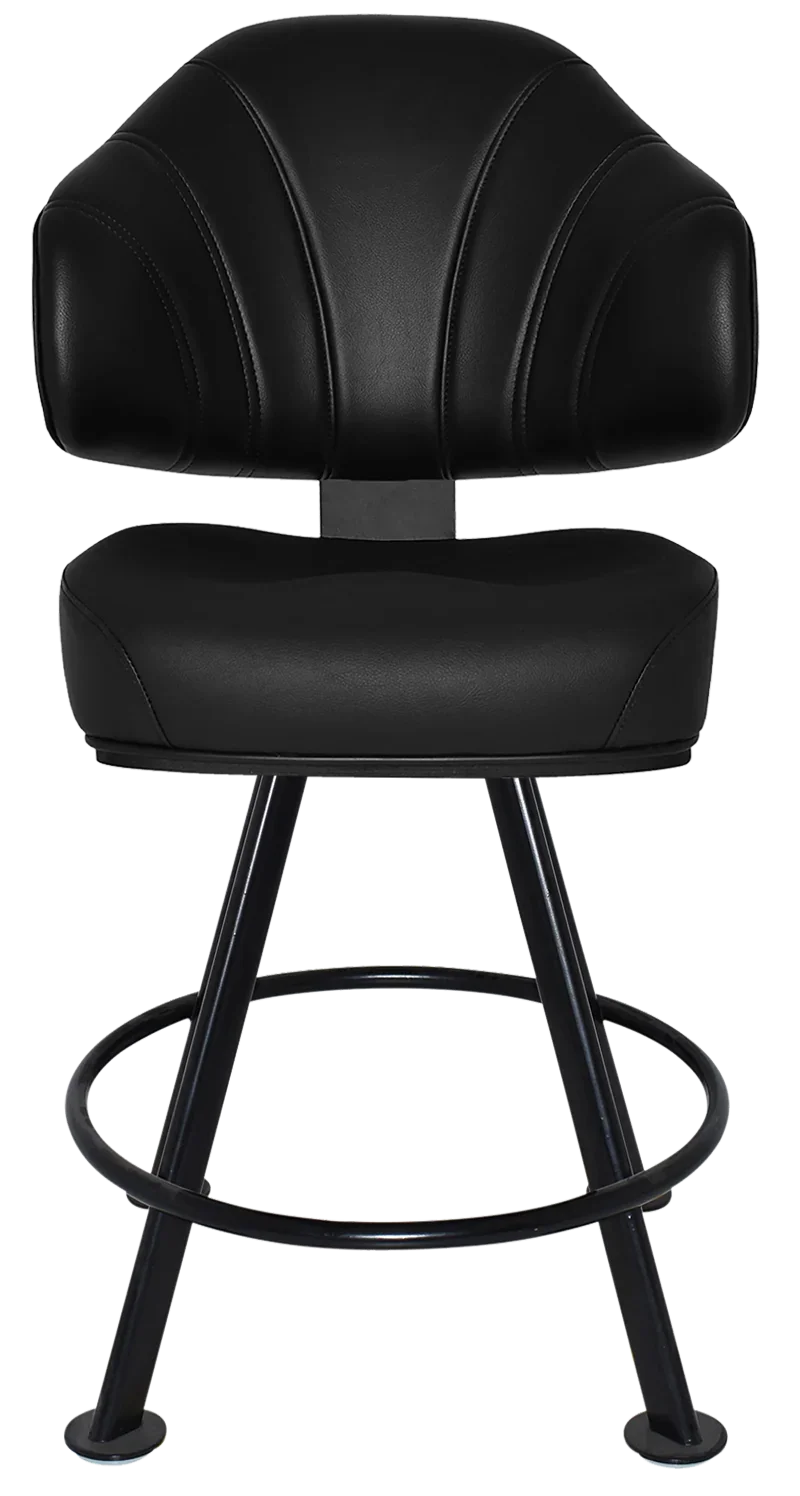 EZ GAMING STOOL LUXOR DISC BLACK