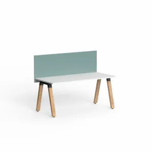 OL Edge25 Top Mounted Screen for Fixed Height Single Sided Desk - White Frame thumbnail 15