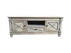 MF Provins Recycled Timber 2 Door 1 Drawer Entertainment Unit thumbnail 4