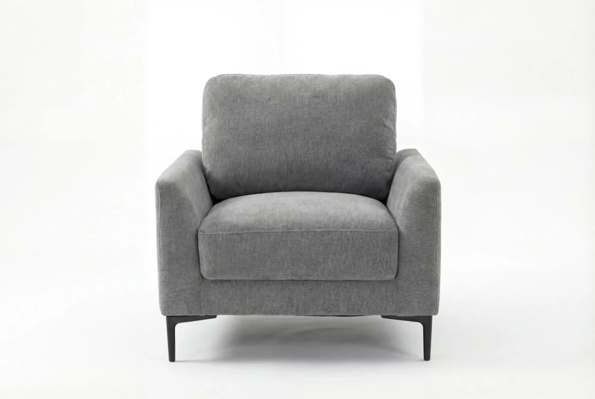 BT Luca 1 Seater Sofa Grey Fabric
