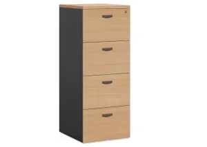DD Accent 4 Drawer Filing Cabinet thumbnail 1