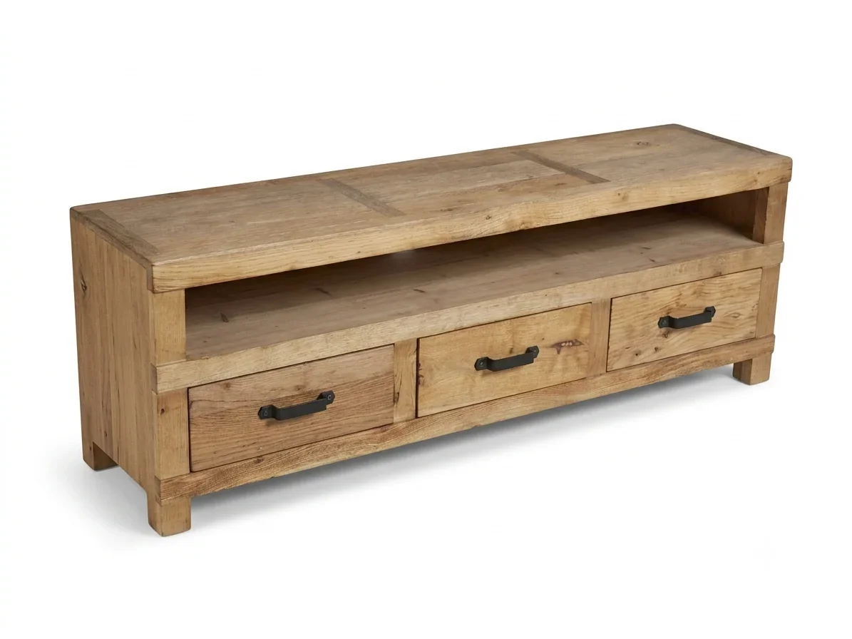 MF Industrial Iron 3 Drawer Entertainment unit