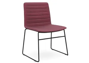 DD Nikola Black Sled Base Fabric Upholstered Chair thumbnail 9