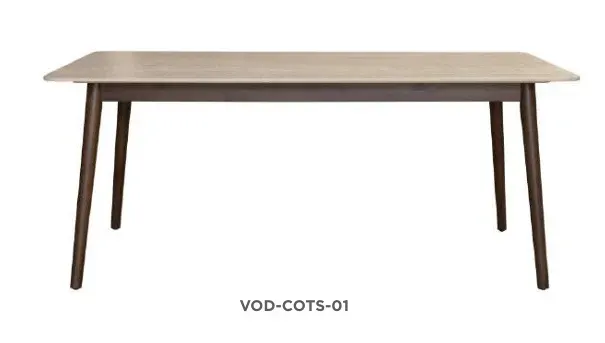 VI Cotswold Sintered Stone Top Timber Frame Dining Table