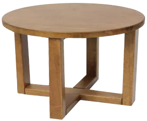 EZ COFFEE TABLE CHUNK 700MM LIGHTOAK thumbnail 1