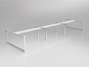 OL Anvil Double Sided 6 User Desk Frame thumbnail 1