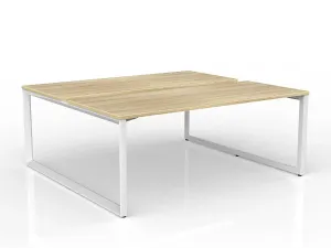 OL Anvil 2-User Double Sided Workspace – Oak Top with White Frame thumbnail 12
