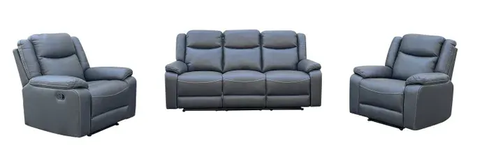 EL Lancashire Manual Recliners 3 Seater + 2 Single Seater