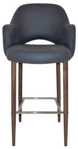EZ STOOL ALBURY ARM 750 METAL LIGHT WALNUT thumbnail 13