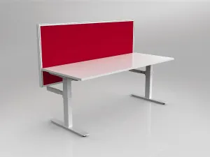 OL Agile 1 Person Workstation with 50mm Central Divider Screen thumbnail 11