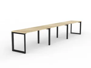 OL Anvil 3-User Workspace – Oak Top with Black Frame thumbnail 6