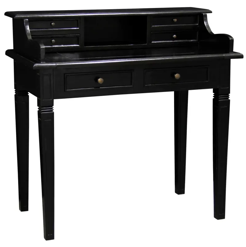 CT Nueva Solid Mahogany Timber 6 Drawer Desk