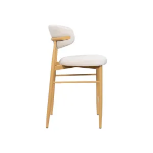 VI Louis Fabric Upholstered Metal Leg Bar Stool thumbnail 9