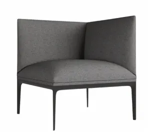 DD Kinetic Single Arm Fabric Upholstered Breakout Seating thumbnail 4