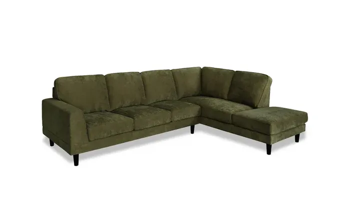 EL Arina Fabric Upholstered 5 Seaters Corner Chaise
