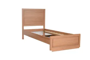 MD Moni Solid Timber Bed in Natural Finish thumbnail 3