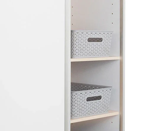 VC Grey Storage Basket Knotted Medium