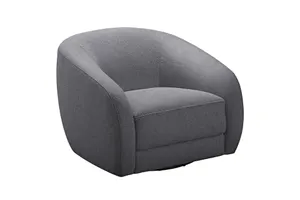 VI Cleo Fabric Upholstered Swivel Armchair Sofa thumbnail 7