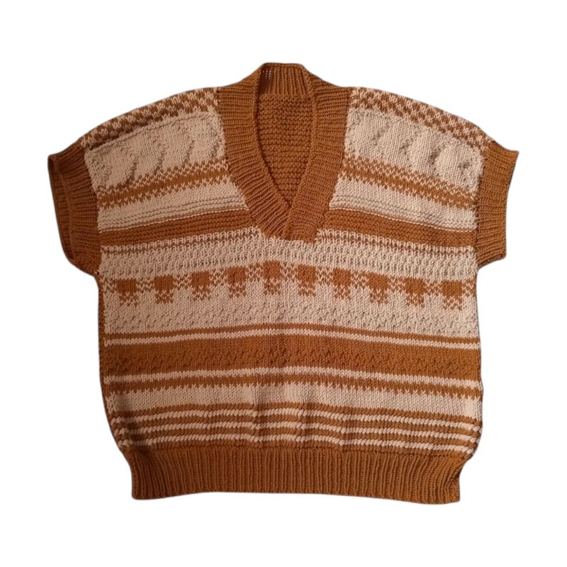 Miramara Designs - V-Neck Unisex Knitted Vest