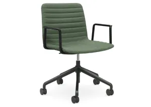 DD Nikola Meeting Chair with Black Arm Rest thumbnail 4