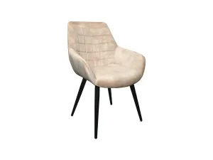 MF Sinatra PU Leather Upholstered Metal Leg Dining Chair thumbnail 4
