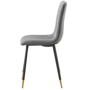 BT Theo Velvet Upholstered Dining Chair thumbnail 4