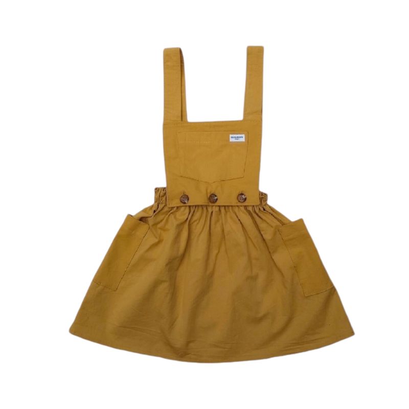 Miramara Designs - Bella girls pinafore gold