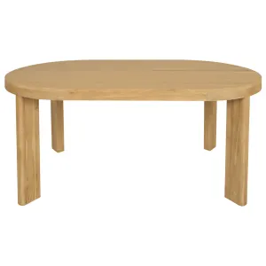 CT Apollo Solid Oak Timber Oval Dining Table thumbnail 1