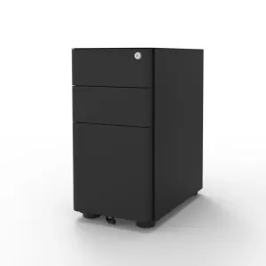 RL Eternity Slimline 2 Lockable Drawer 1 Filing Drawer Mobile Pedestal thumbnail 1