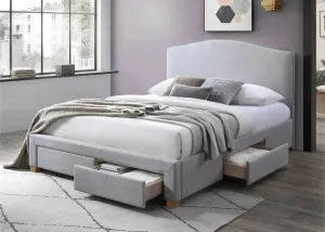 VI Flack Fabric Uphostered 4 Drawer Storage Bed thumbnail 1