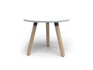 OL Plantation Round Meeting Table in White Top thumbnail 8