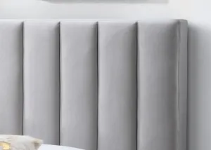 VI Marcus Fabric Upholstered Timber Leg Bed thumbnail 2