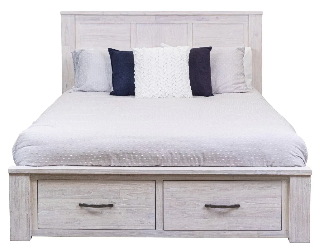 VI Florida Solid Timber 2 Bedend Drawer Storage Bed