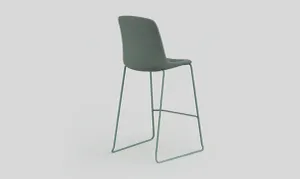 OL Vista Rise Sled Base Fabric Upholstered Hospitality High Chair thumbnail 9