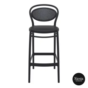 FL Sky Hospitality Square Folding Bar Table & Marcel Barstool Set thumbnail 14