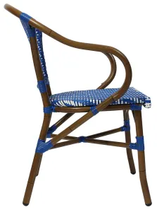 EZ Amalfi Synthetic Wicker Aluminium Frame Outdoor Armchair thumbnail 7