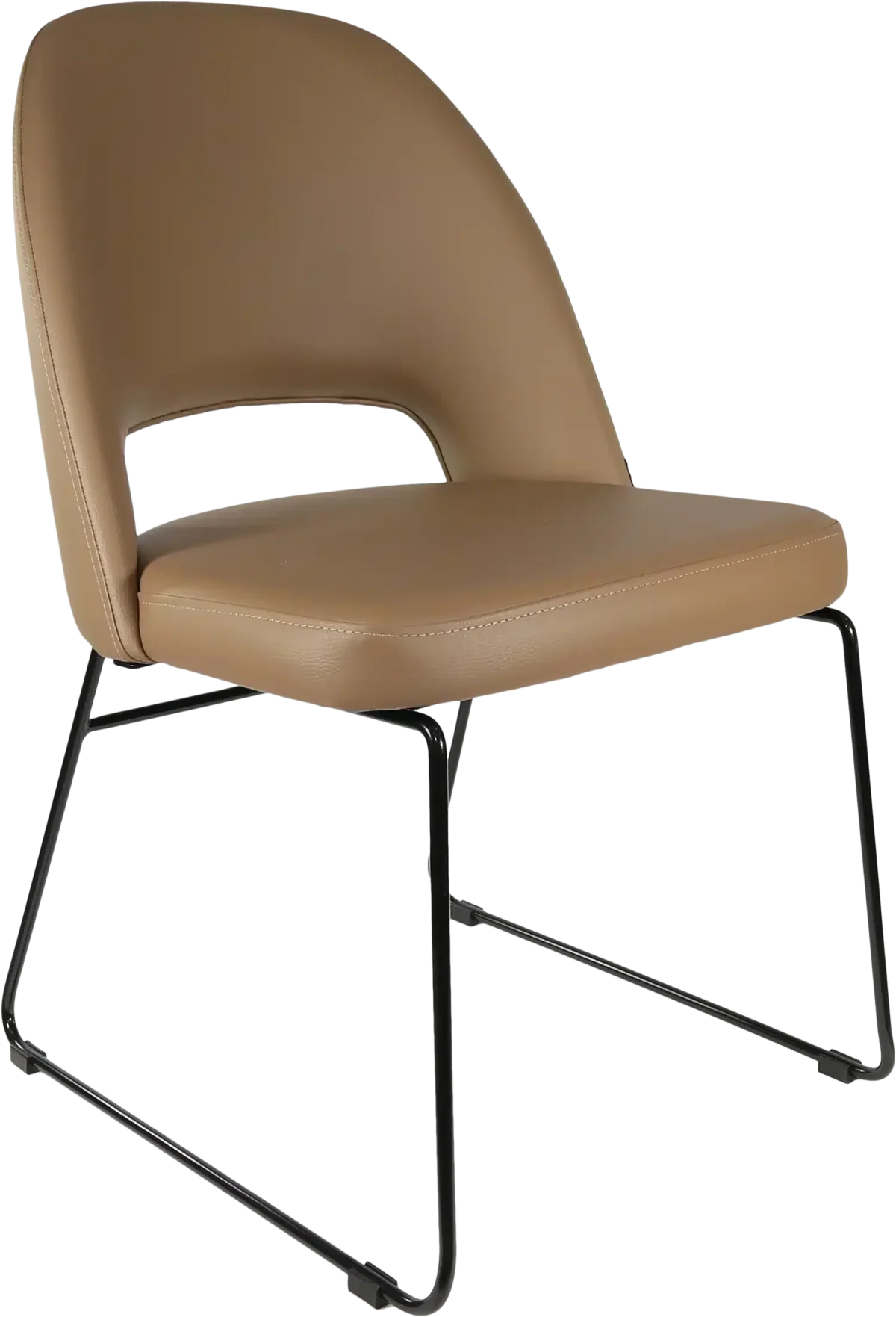 FL Semifreddo Vinyl Upholstered Sled Base Hospitality Chair
